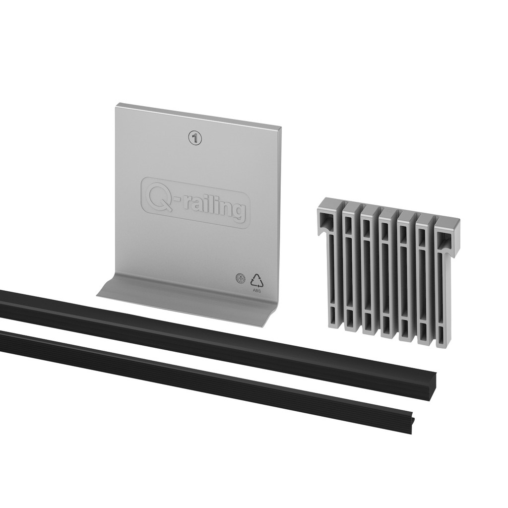 Gummi- und Keilset, fest, Easy Glass Pro, MOD 8100^