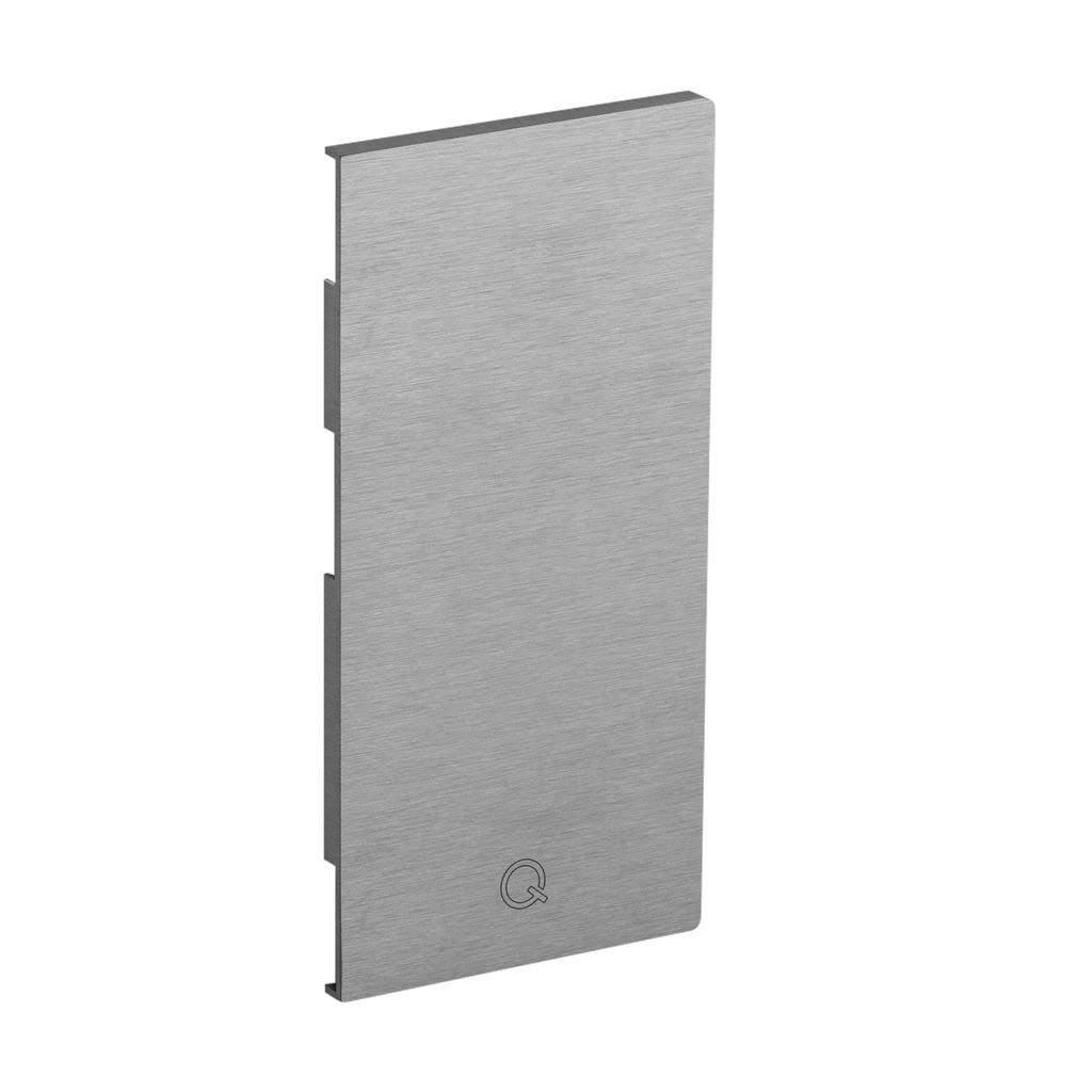 Endkappe, Easy Glass Max, Seitenm., MOD 8532, Aluminium^