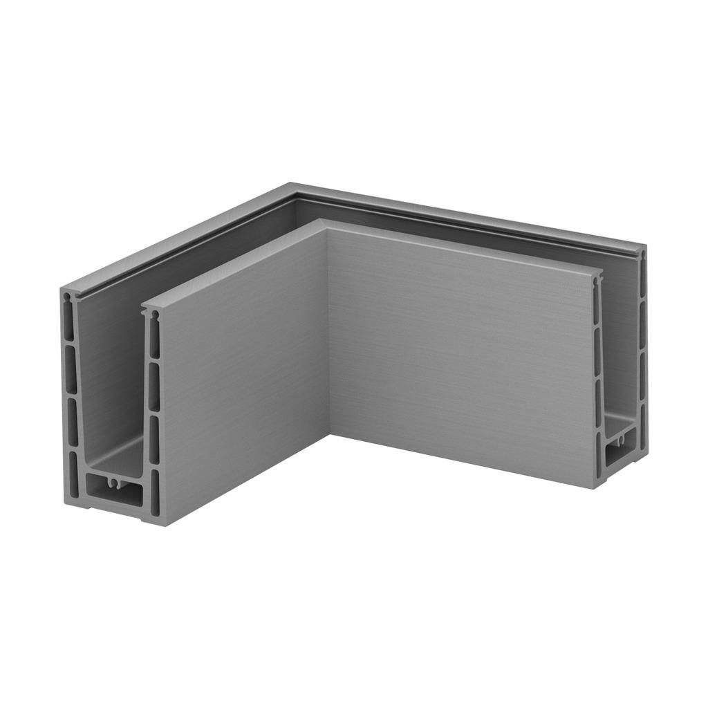 Ecke für Bodenprofil, EG Prime, Bodenmontage, MOD 8411, Alu^