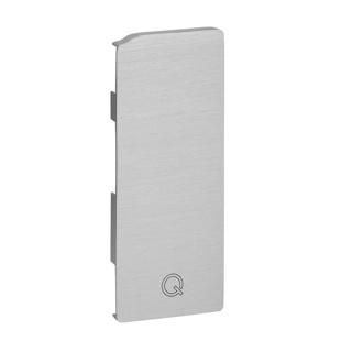 Endkappe, Easy Glass Slim, Seitenm., MOD 8034, Aluminium^