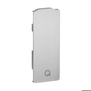 Endkappe, Easy Glass Slim, Seitenm., MOD 8032, Aluminium^