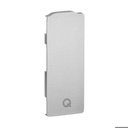 Endkappe, Easy Glass Slim, Seitenm., MOD 8032, Aluminium^