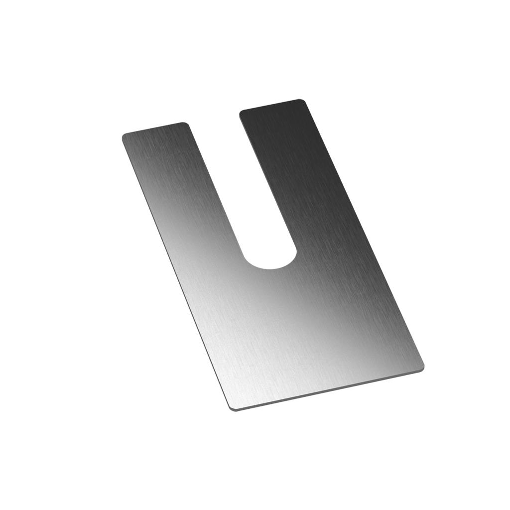 Distanzplatten für Easy Glass Smart, Seitenm., MOD 8236, Alu^