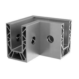 Ecke für Bodenprofil, EG Strong, Seitenmont., MOD 8631, Alu^