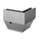 Ecke für Bodenprofile, EG Max &quot;Y&quot;, Seitenm., MOD 8541, Alu^