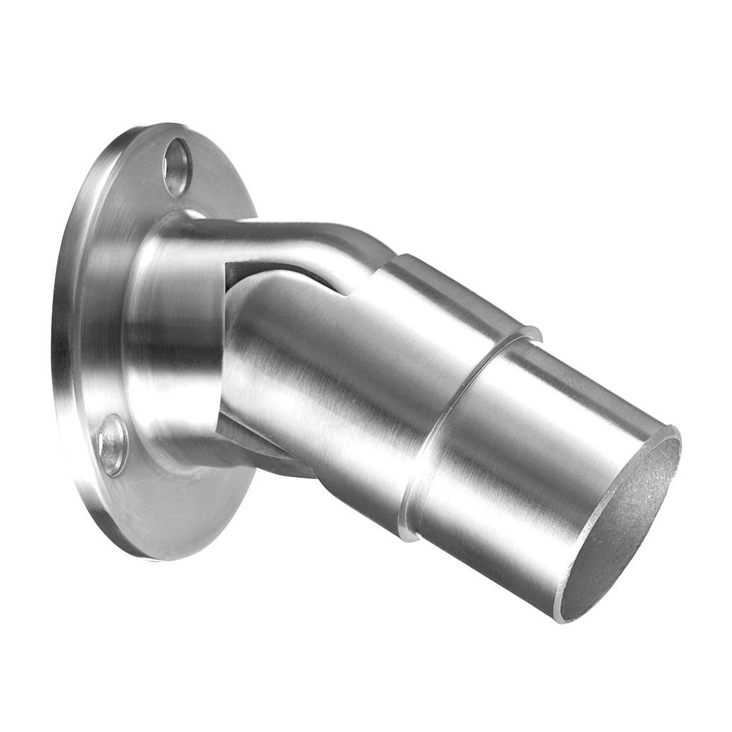 Justierbarer Wandflansch, 0-50°, Q-line, MOD 0506, V2A^