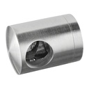 Querstabhalter Sackloch, links, Stab Ø12 mm, MOD 0832, V4A^