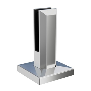 Easy Glass, Boden-Glasklemme, MOD 6259, inkl. Abdeckkappe^