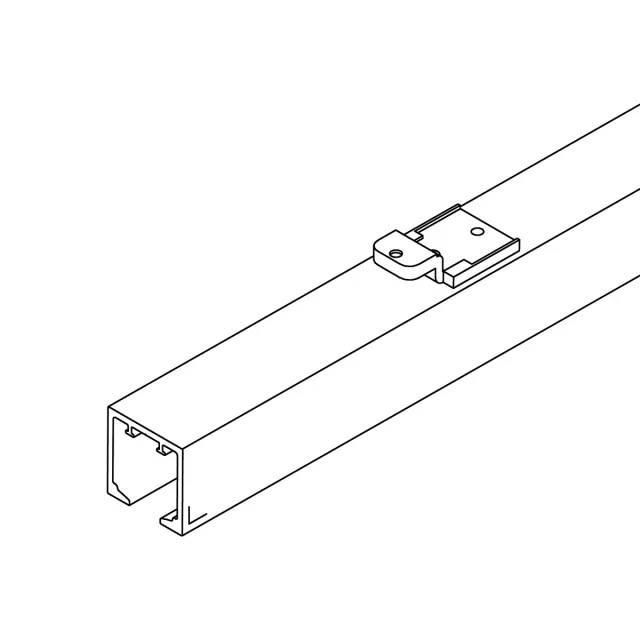 Laufschiene mit vormontierten Haken Ute^