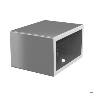 Wandflansch, Square Line, MOD 4504, V2A^