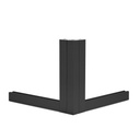 Glas Eck-Klemmprofil Set 12 mm - Anthrazit^