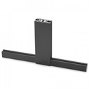 Glas H-Klemmprofil Set 10 mm - Anthrazit^