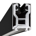 Glas-Klemmprofil | 10-10,76 mm | Schwarz^