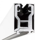 Glas-Klemmprofil | 10-10,76 mm | Weiss^