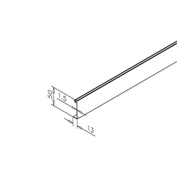 Deckprofil für Laufschiene Willemine Godelief