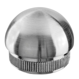 Endkappe für Rohr, halbrund,Easy Hit, Q-line, MOD 5730, V2A^