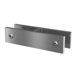 Glasverbinder, gerade, MOD 0291, Aluminium^