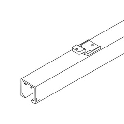 Laufschiene mit vormontierten Haken Ute^