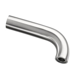 Endbogen Handlauf, Wandbefestigung, 90°, Ø38 mm, d line, V4A^