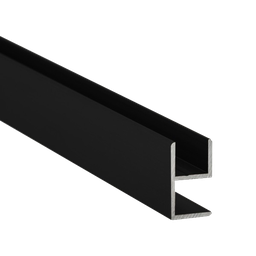 E-Profil-Alu, Schwarz^