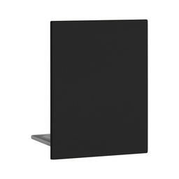 Endkappe Glas-Klemmprofil | 17,52 mm | Schwarz^