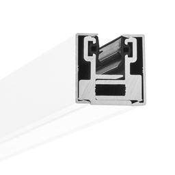 Endstück Glasklemmprofil MINI 8 - 8,76 mm - Weiss^