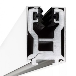 Glas-Klemmprofil | 8-8,76 mm | Weiss^