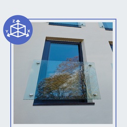VSG Glas für Französische Balkone