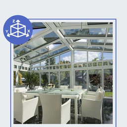 Glas für Wintergarten Überdachung