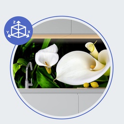 Floatglas Normalglas mit Motiv